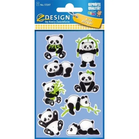 Naklejki Avery Panda